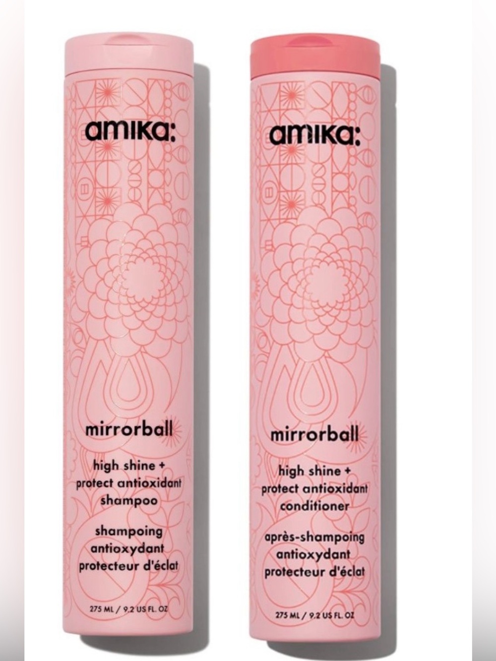 amika Mirrorball High Shine Shampoo & Conditioner Set -